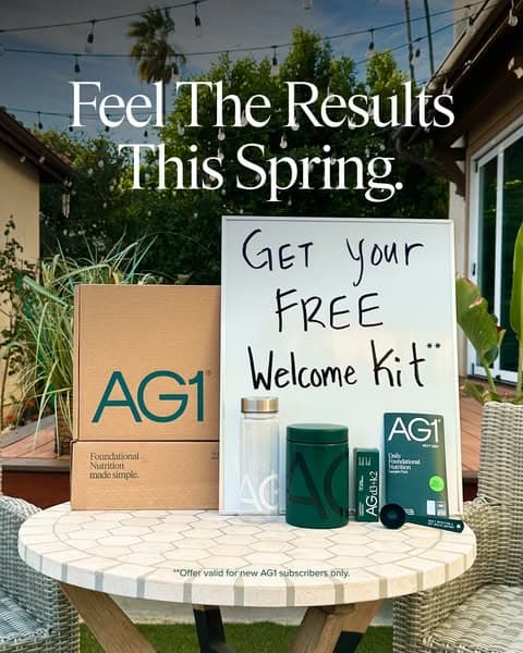 Get Your FREE AG1 Welcome Kit Today**