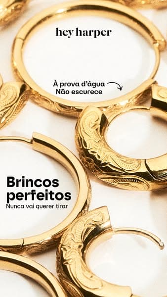 Brincos à prova d'água 💦