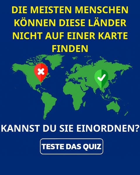 Die meisten Erwachsenen scheitern an diesem Geografie-Quiz aus der Grundschule