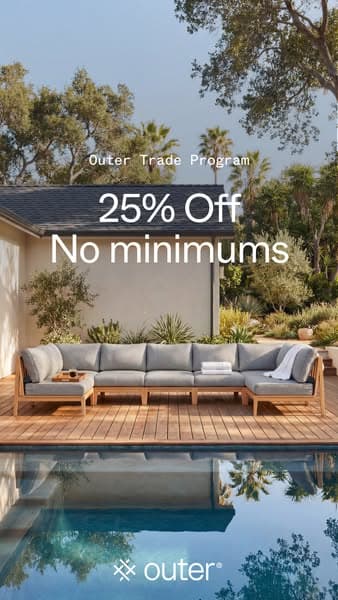 Design Outdoor Spaces with Exclusive Trade Benefits