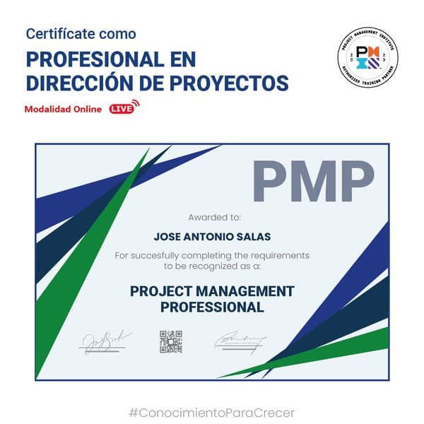 ☑️Certificación PMP