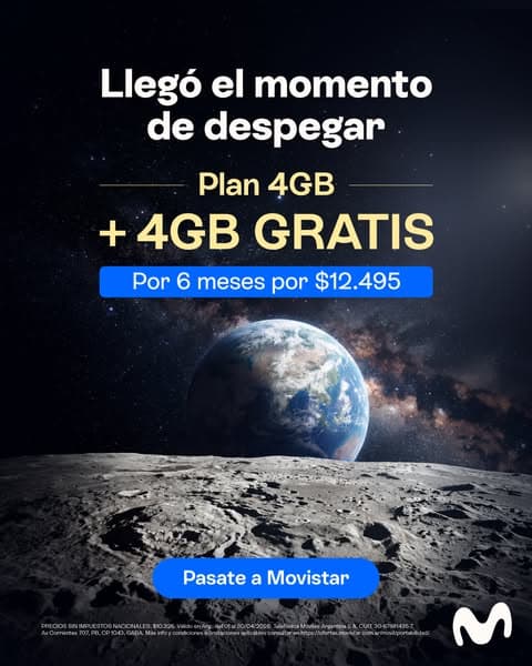Volá con tu plan Movistar 🧑‍🚀