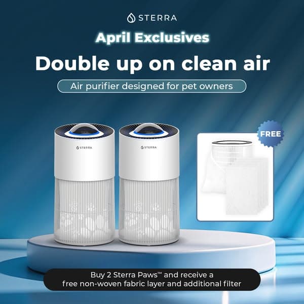 Buy 2 Paws Air Purifiers, Get Free Filters 🎁