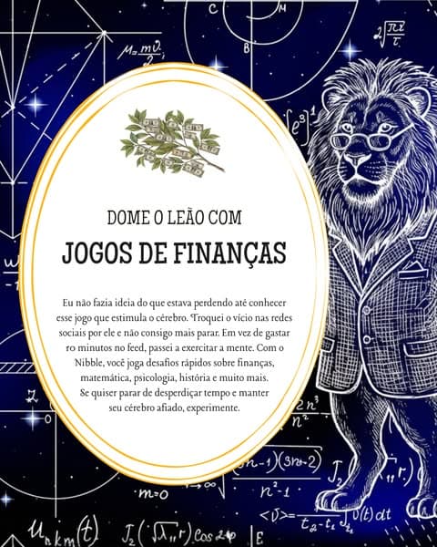 ⏳ Pare de rolar o feed sem propósito. Aprenda sobre finanças!