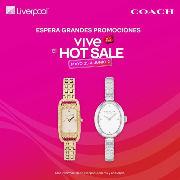 Coach relojes se prepara