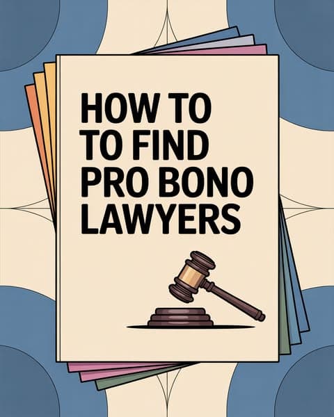 How to Find Pro Bono Lawyers