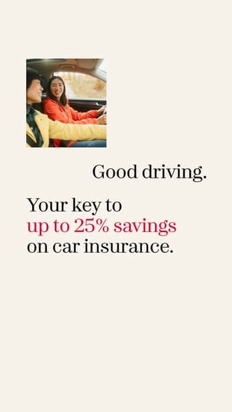 Good driving pays!