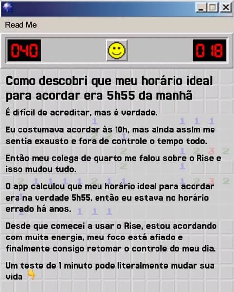 Torne-se uma pessoa que acorda cedo ⛅️