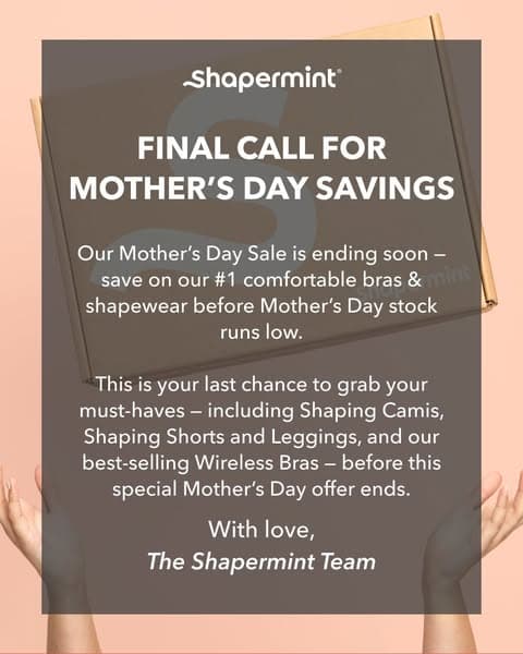 🌸 Shop The Mother’s Day Sale Now