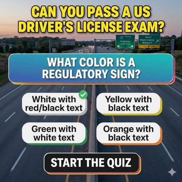 Can You Pass A US Driver's License Exam