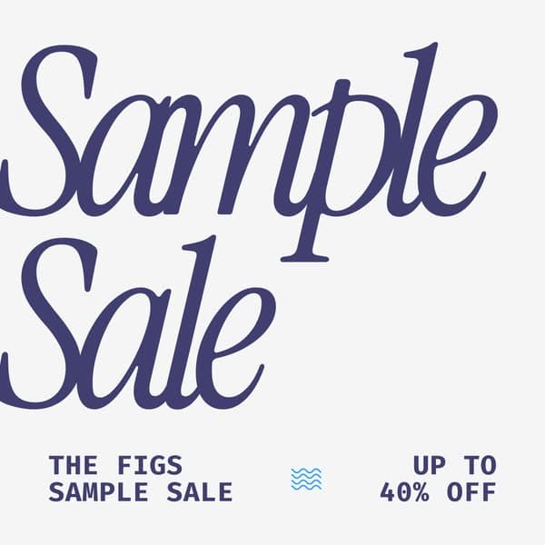THE SAMPLE SALE IS HERE