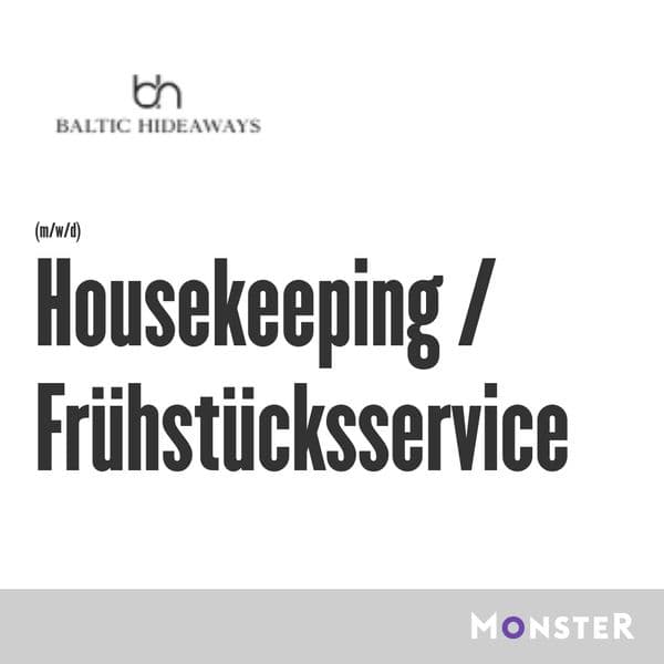 Housekeeping / Frühstücksservice