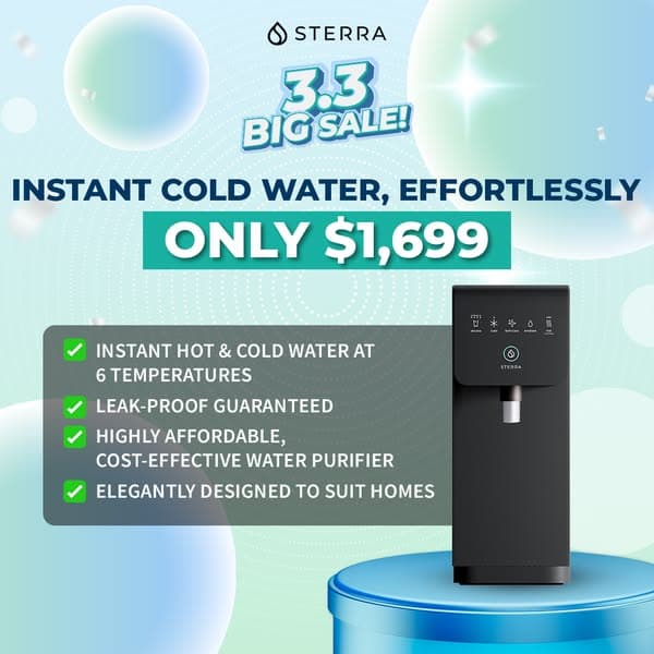 3.3 Big Sale: Premium Water Purification at $1,699
