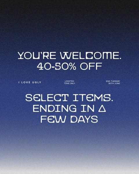 FEW DAYS ONLY