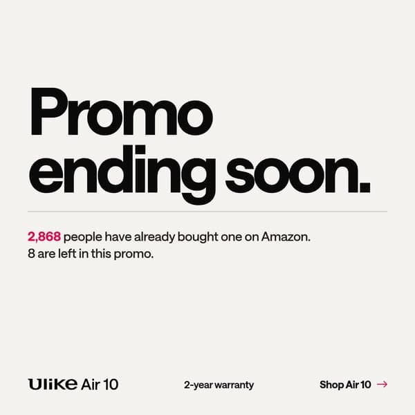 Say Goodbye to Hair - Shop Ulike Air10’s Fast & Painless Hair Removal Now!