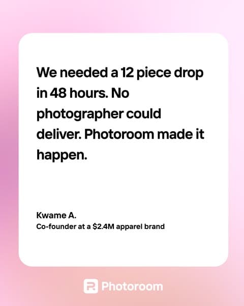 Try Photoroom For Free