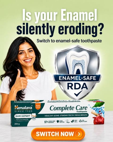 Choose Enamel care every day