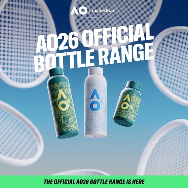The Australian Open x waterdrop® Collection 💧