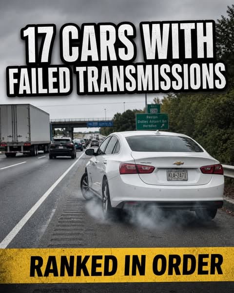 17+ Popular Vehicles With Major Transmission Failure Rates