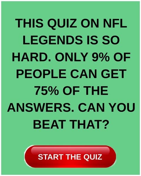 Think You Can Recall Every NFL Legend? Prove It With This Quiz