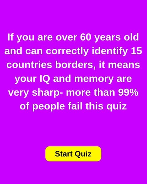 Think You Know Geography? Take This “Which Country Is This Border?” Quiz