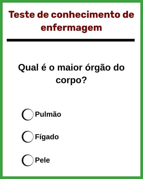 Apenas alguns conseguem passar neste teste da escola de enfermagem - você consegue?