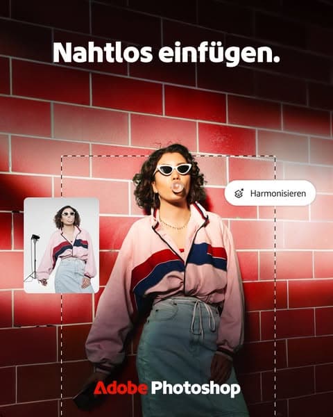 Mit Photoshop bearbeiten.