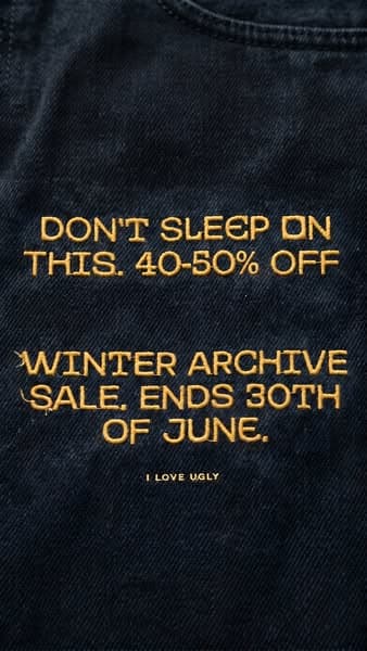 40–50% OFF SELECTED ITEMS
