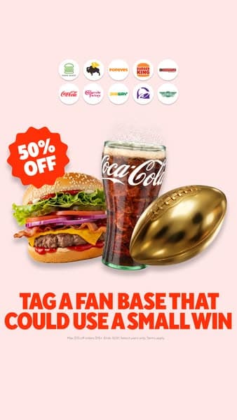 50% off game day