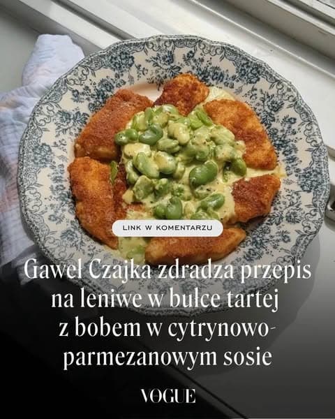 Leniwe w bułce tartej z bobem