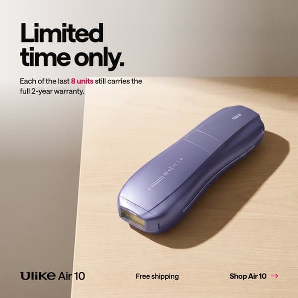 Say Goodbye to Hair - Shop Ulike Air10’s Fast & Painless Hair Removal Now!