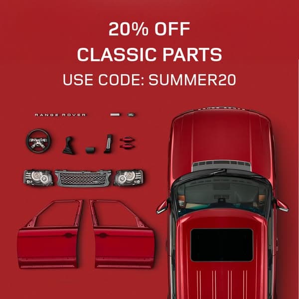 20% OFF Genuine Range Rover Parts & Accessories