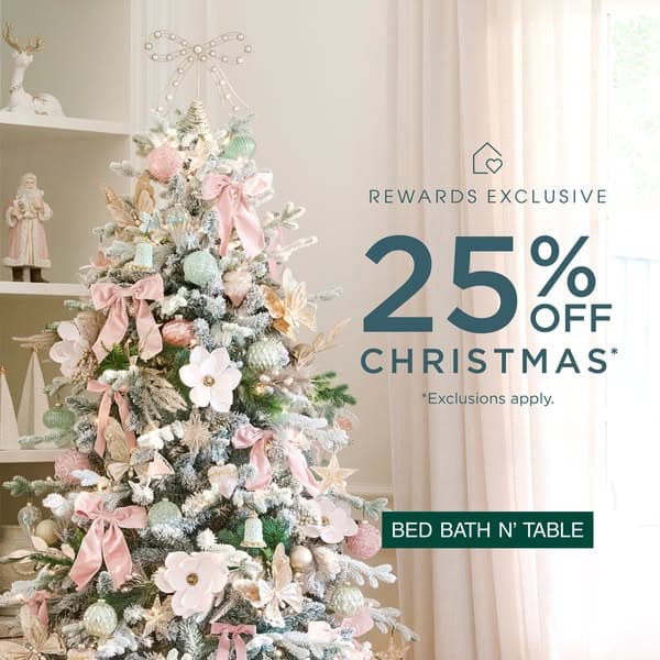 Rewards members, enjoy 25% off Christmas*.