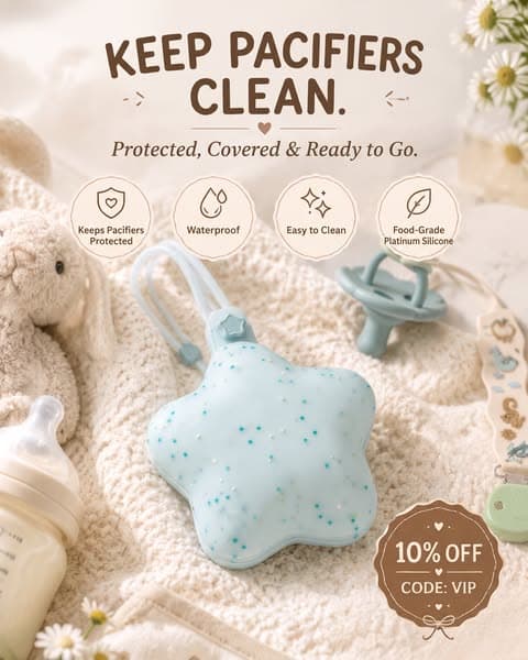 No More Searching for the Pacifier.