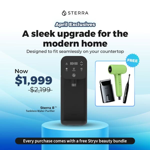 April Exclusives: Sterra 8 – Save $200 + Free Gift
