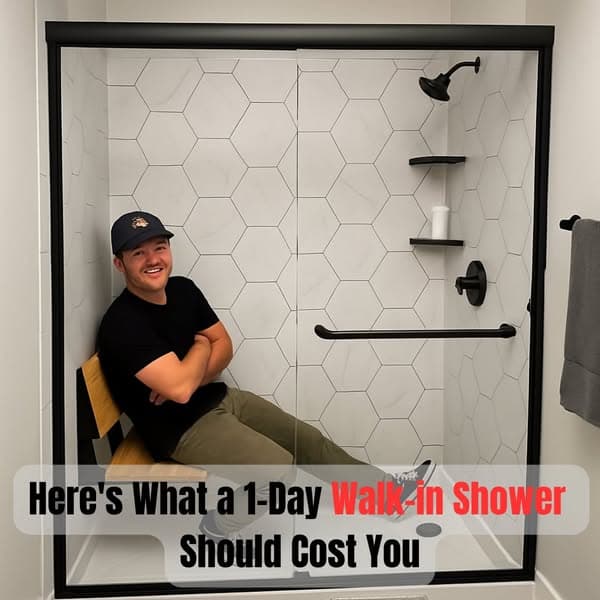 Here’s What a 1-Day Walk-in Shower Should Cost