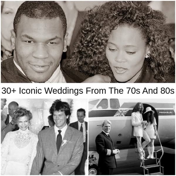 30+ Weddings From The 70s And 80s That Made History