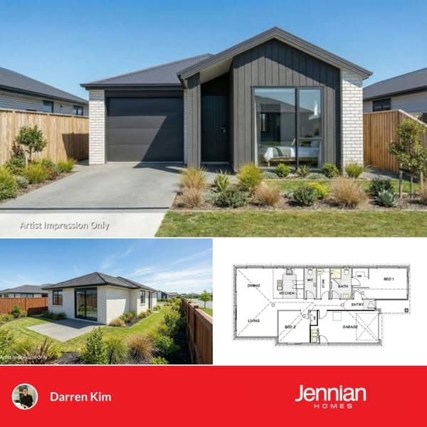 2 Bed New Build Freehold Rangiora | Under $650K