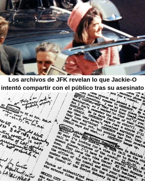 Archivos recientemente desclasificados revelan lo que Jackie Kennedy intentó contarnos durante años