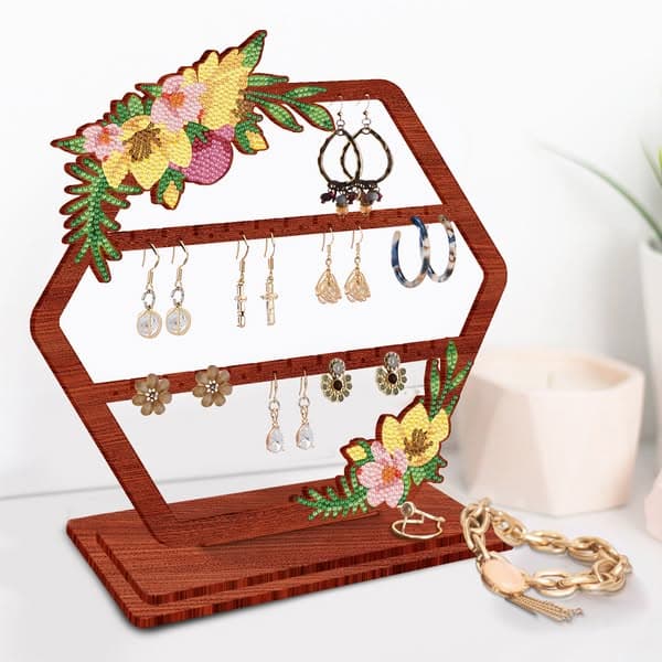 ✨DIY Diamond Painting Earring Holder Kit