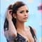Nina Dobrev with Armani beauty