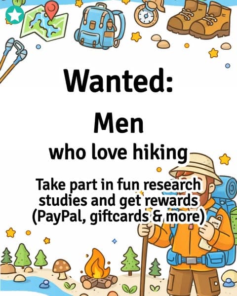 Attention! All men in the UK who like hiking! Join today!
