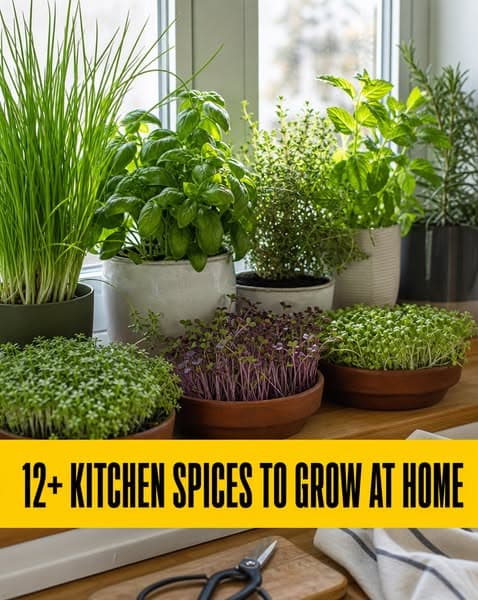 12+ Spices You Can Grow Once And Never Buy Again