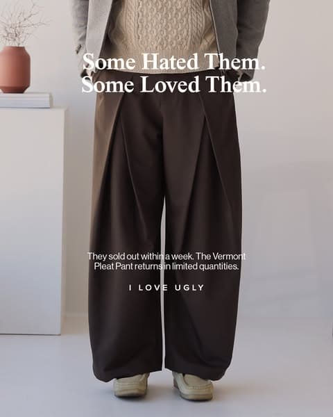 More Volume. Better Drape. That's the Pleat.