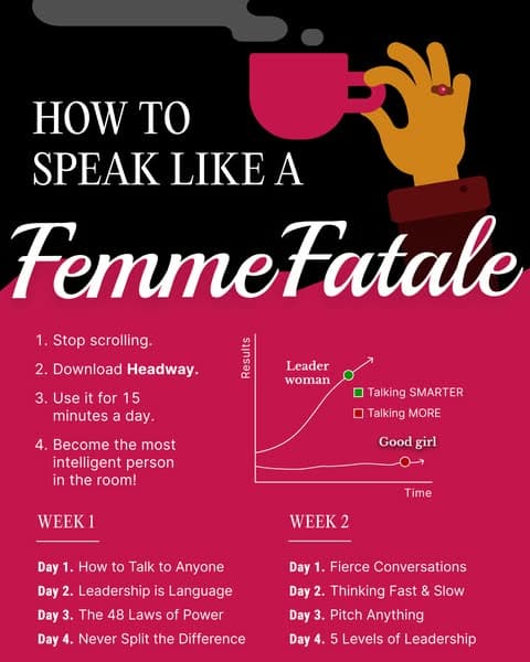 💋 How to Speak Like a Femme Fatale