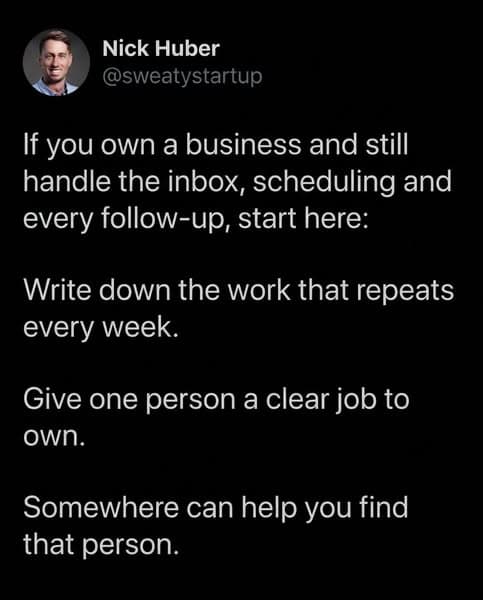 Give the work a new owner