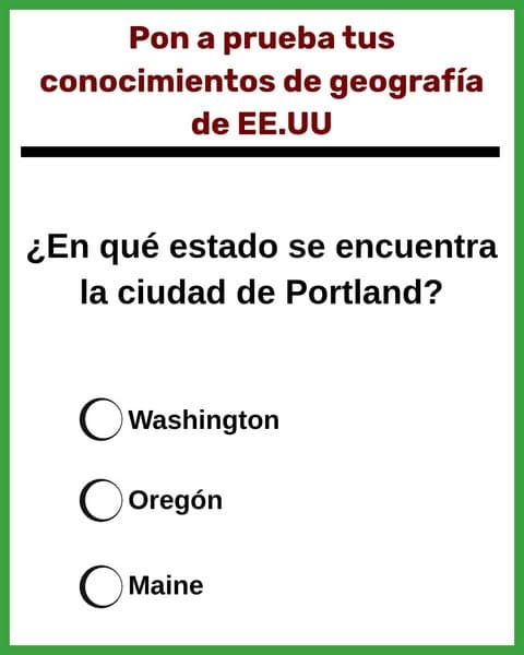 ¿Crees que conoces los estados y ciudades de EE.UU.? Demuestra aquí tus conocimientos