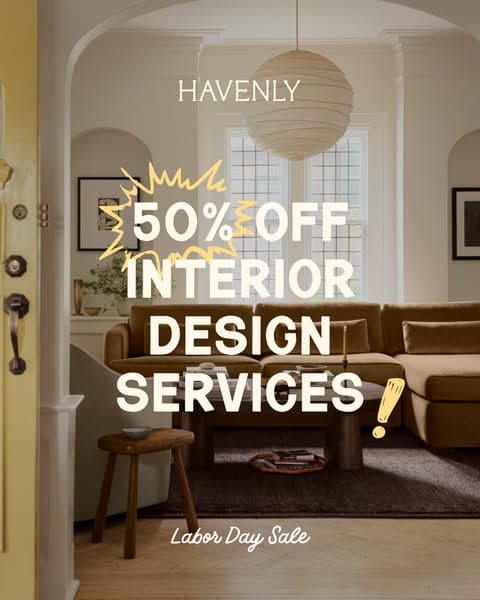 50% Off Interior Design Services