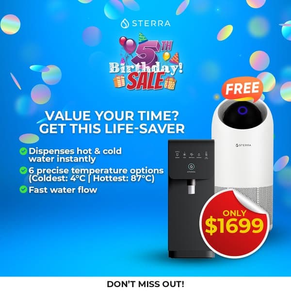 Get Sterra 7 + FREE Air Purifier