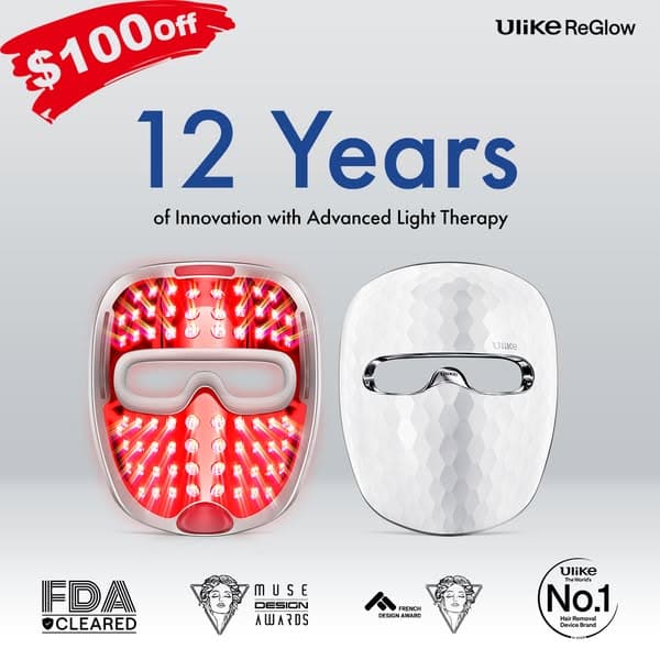 Ulike ReGlow Summer Sale-AT-Home LED Facial Treatment!